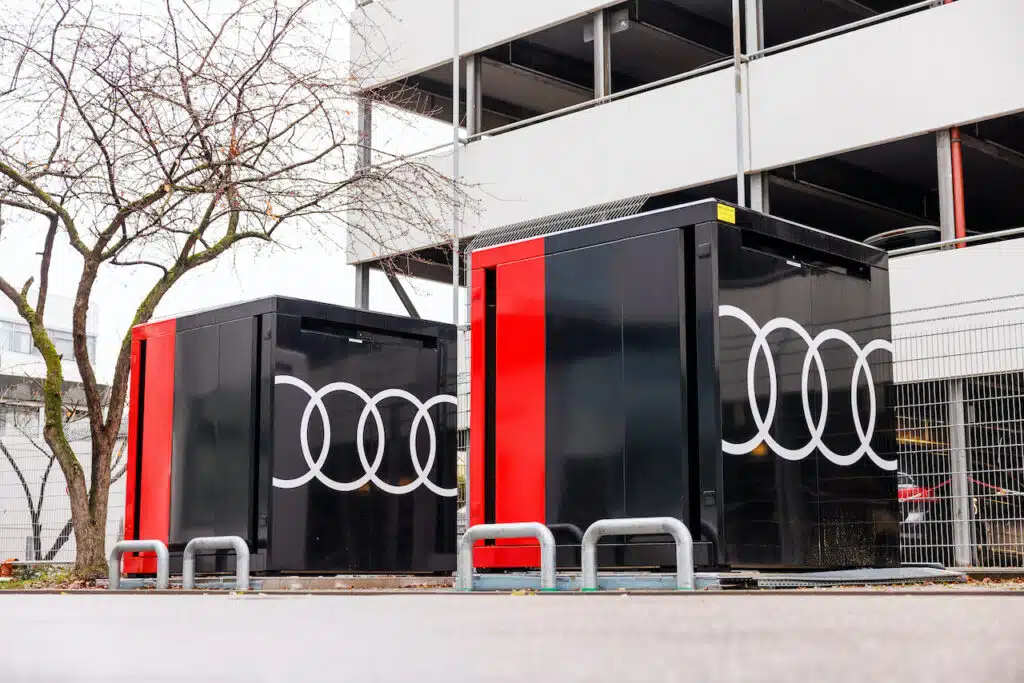 Audi Neckarsulm: More efficient charging infrastructure thanks to second-life storage