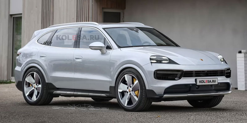 Porsche's New Flagship Crossover: first images 2021-11-28